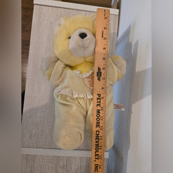 Chosun Heart To Heart Vintage Yellow Teddy Bear Pajamas Heart Stuffed Plush Coll - Picture 8 of 9